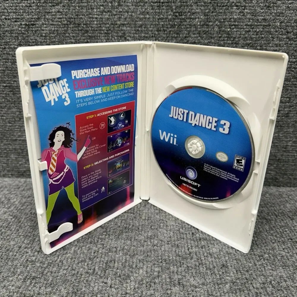 Ubisoft Just Dance 3 Nintendo Wii 2011, Manual Included, Multiplayer Tested